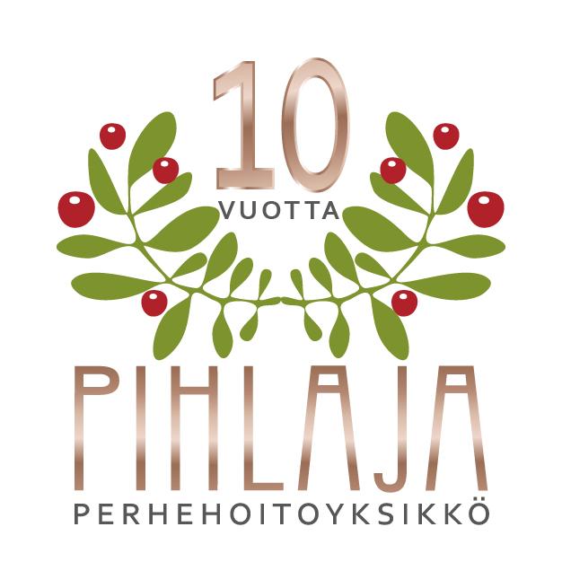 Pihlajan 10-vuotis juhla-logo